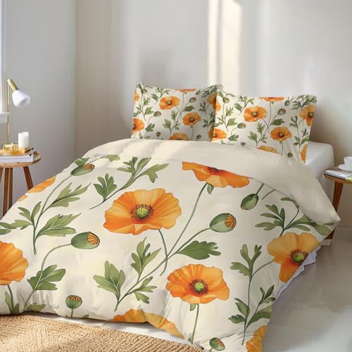 Housse de Couette 240x260cm Anti-Plis avec Fermeture Éclair Pratique - 4