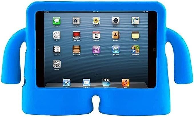 Kids Case For iPad Mini 5/4/3/2/1 7.9 inch Only, Kids Proof Lightweight EVA Foam Freestanding Cover For Boys (Blue)...