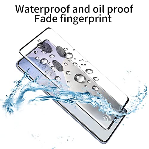 Image of STP FEEL Advanced Black Border Tempered Glass Guard Protector For Lava Agni 2 (6.55 Inch) | Full Screen Coverage (Except Edges) Screen Protector Guard Protector, Pack Of 1 For Cellphone