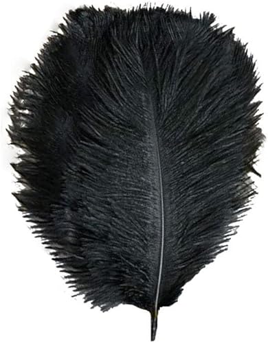 Miniatura 3 de 12 plumas de avestruz auténticas de 24 x 26 pulgadas de largo, color blanco para centros de mesa, decoración de mesa de boda, fiesta