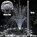 Pond Boss DFTN12003L Floating Fountain With Lights, 50 Foot Power Cord, 1/4 hp