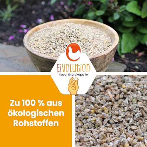 Eivolution Bio-Aufzuchtfutter Geflügel 14kg - Proteinreich - Für Küken, Hühner, Wachteln, Puten