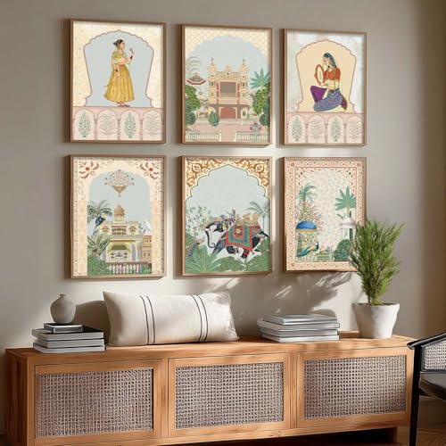 Image of kotart Premium Digital Paintings with Frame for Home Decoration - Pichwai Wall Art Painting for Living Room Bedroom Office Room Decor - Painting for Wall Decoration - (13X17 INCH, D)