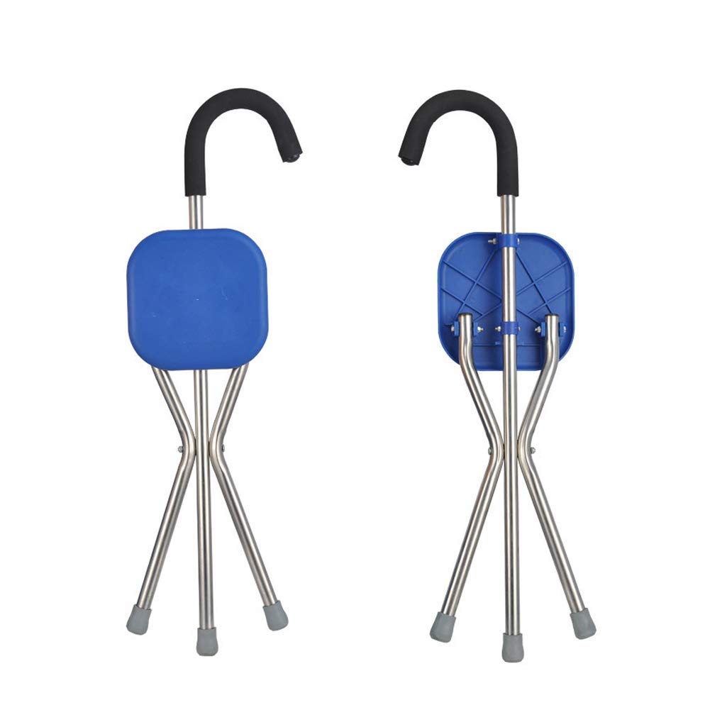 Buy Folding Lightweight Cane Seat, Walking Cane Stick Chair Seat Stool