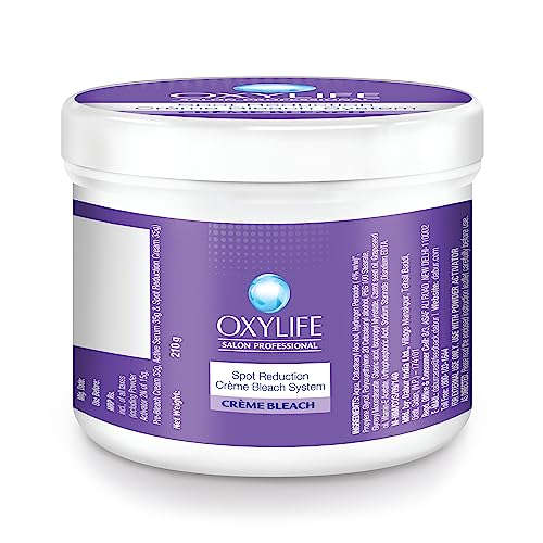 Image of Oxylife Salon Professional Spot Reduction Creme Bleach - 345g | With Oxysphere Technology | Advanced Spot Reduction | Gentle on Skin | Instant & Long Lasting Results | Combination skin