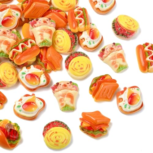 Breloques en résine Stiesy fruits et fleurs pour bijoux DIY
