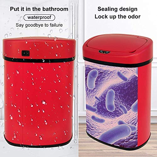 Caneca de basura automática de 50L con sensor de movimiento miniatura 4