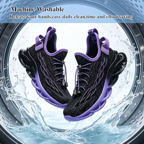Image of JMFCHI Boys Girls Kids Sneakers Knitted Mesh Running Tennis Athletic Shoes | Breathable,Lightweight,Comfortable,Non-slip,Easy wear,Casual fashion,Indoor outdoor,Gym sport,Daily play,Little /Big Kid