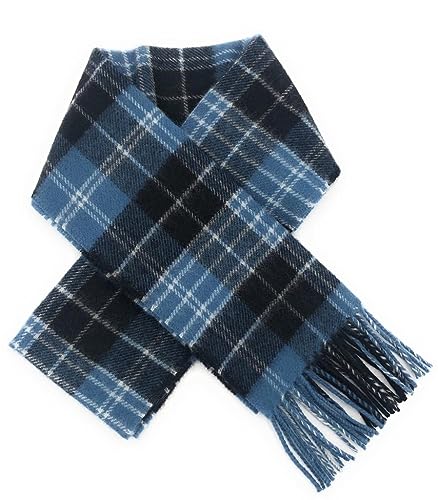 100% Lambswool Extra Long Scarf Made in Scotland - Soft, Wool Scarf for Men & Women - Christmas Gift