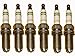 Price comparison product image Bosch OEM 6 Piece Spark Plug Set # 0242245581 / FGR5NQE04 - Porsche OE #'s: 99917012290 / 99917013090 - NEW Copper