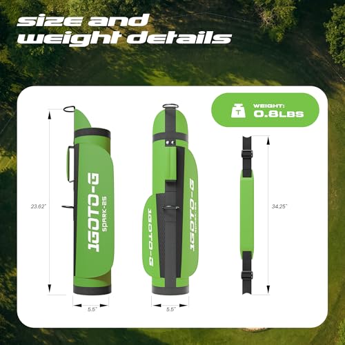 Image of 5 /6 /7 Pieces Kids Golf Clubs Set - Youth Golf Clubs Junior Set Ages 3-14 Includes Stand Bag, 1# Driver, 5# Hybrid, 7#, PW# Irons and Putter Right /Left Hand for Boys Girls