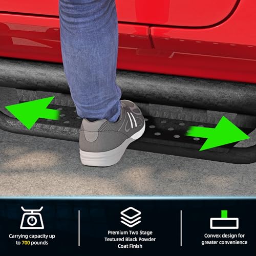 Estribos Jeep Wrangler 2018-2026 700 lbs Acero Negro miniatura 4