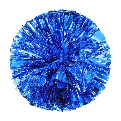 Pompones para animadoras, pompones grandes de animadora para niños, accesorios de animadora con anillos amigables con los dedos, artículos de animación de espíritu de equipo deportivo de 30 cm para