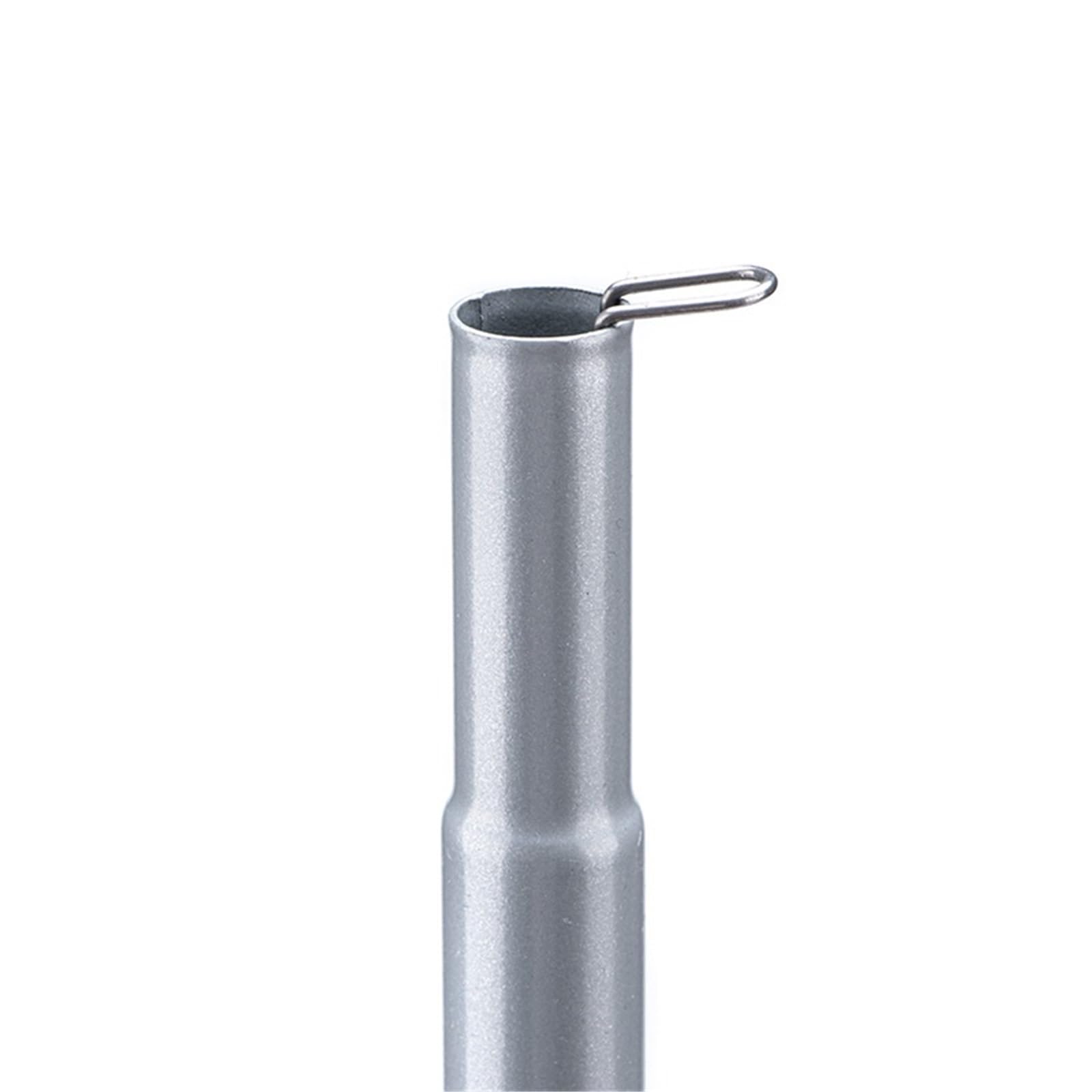 Kit di Riparazione Regolabile for palo della Tenda in Ferro, Diametro Interno 2-2,4 m, Confezione da 2, Argentato for la Sostituzione del Campeggio all'aperto