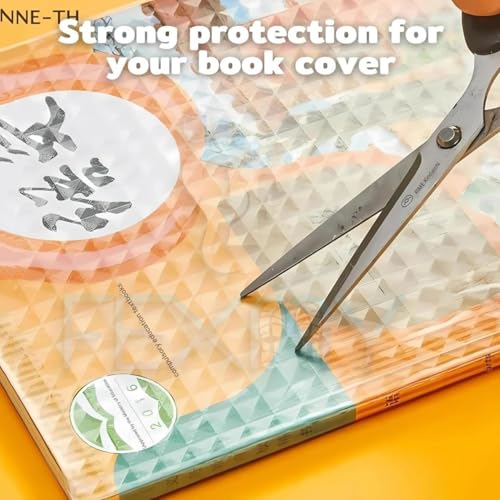 Image of Transparent Book Cover Film 30 Pcs | Self Adhesive Waterproof Book Binding Cover Sheets | Clear Book Cover Sticker for School Textbooks, Notebooks, Registers & Office Files | A4 A5 B5 Size Combo