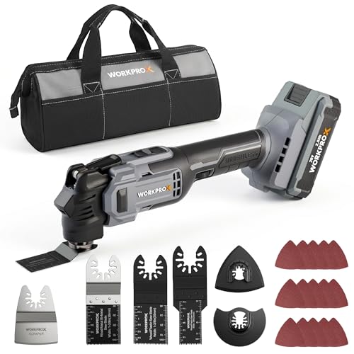 WORKPROX 20V Brushless Cordless Oscillating Multi-Tool Kit