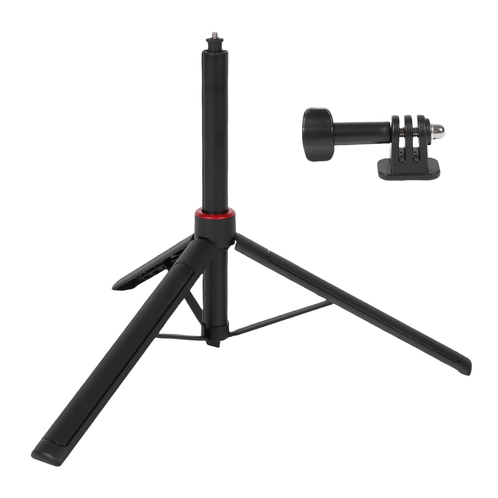 Asta Selfie con Treppiede Estensibile per Action Camera, ABS Resistente e Alluminio, 4 Regolazioni della Fase per Viaggi di Vlogging Action 4 e Pocket 3 (1,6 m/63 pollici)