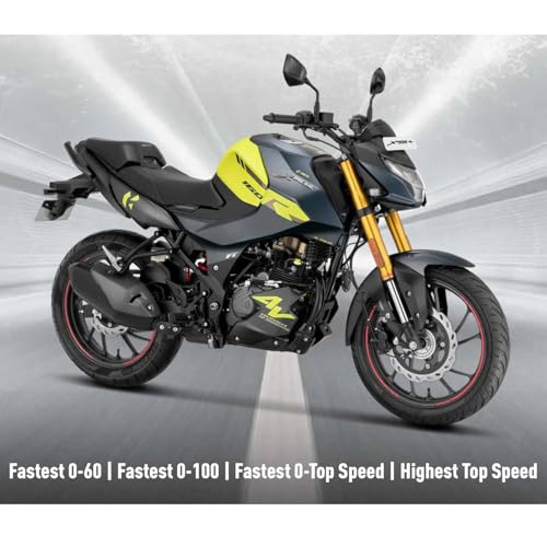 Image of Hero Xtreme 160R 4V Fi (DSCS) Bike Premium Neon Shooting Star Booking For Ex-Showroom Price