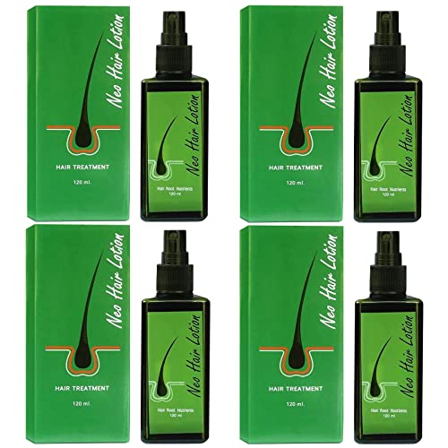 4Pack Hair Lotion Hair Growth Serum - 120ml Hair Regrowth Lotion Hair Growth Care, Hair Growth Treatment, Anti Hair Loss, Promotes Thicker, Stronger Hair, Longer Hair, Hair Lotion for Men and Women