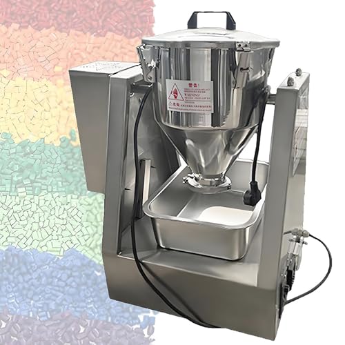 Mezclador eléctrico de polvo seco, mezclador industrial de acero inoxidable para materiales secos y granulares