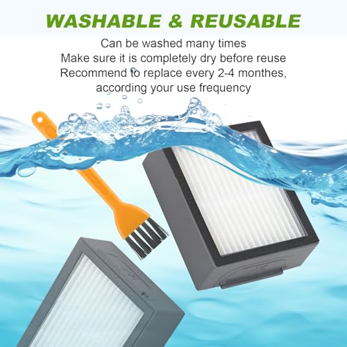 Image of Replacement Filters for iRobot Roomba E&I&J Series - Fit e5 e6 e7 i1 i1+ i2 i3 i3+ i4 i4+ i6 i6+i7 i7+ i8 i8+ j6+ j7 j7+,Combo i5 i5+j5 j5+ Vacuum - 10 HEPA Filter