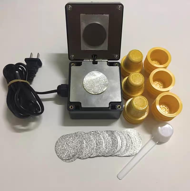 Máquina de sellado de cápsulas de café reutilizable para máquinas de café Nespresso, película de sellado térmico, máquina de cápsulas de café recargable