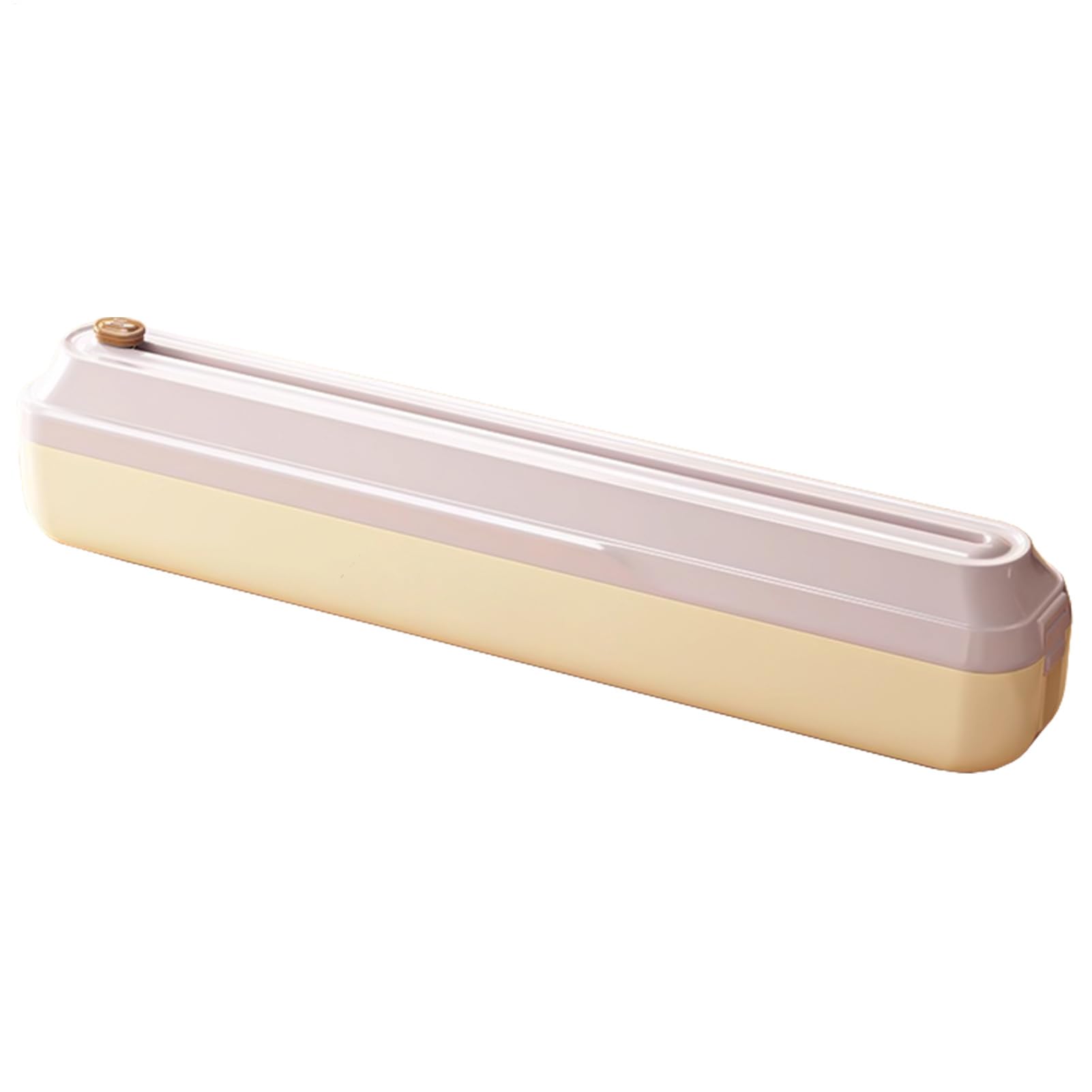 Dispensador De Papel De Aluminio con Cortador - Portarollos De Film para Almacenamiento,Dispensador De Papel Aluminio con Cortador para Cajón,para Cajón Armario Pared Despensa Refrigerador
