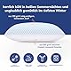 MKS Kopfkissen 50x70 – Ergonomisches Wolkenkissen für Entspannung – Weiches Kissen für Rücken-, Seiten- & Bauchschläfer – Memory Foam Kissen 50x70 mit kühlendem Gel für besseren Schlaf - Schlafkissen