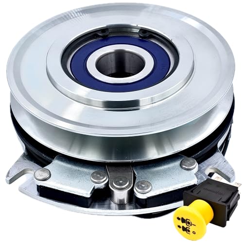 HiTorque 210ftlb BIGBearing Billet Pulley Upgrade Blade Clutch TCA12522 & 20A PTO Switch LVA21437 fits John Deere M653 M655 M665 737 757 777 797 Mowers with Warner 5218-91 & 5218-303 5218-307 ONLY