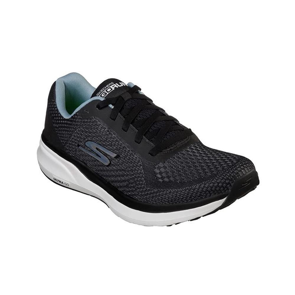 Skechers Mens Pure Black/Blue Running Shoe - 8 UK (9 US) (55216ID-BKBL) (B0BP822JX4) Amazon Price History, Amazon Price Tracker