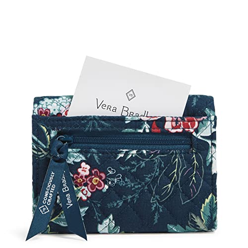 Vera Bradley Women's Cotton Riley Compact Wallet with RFID Protection3