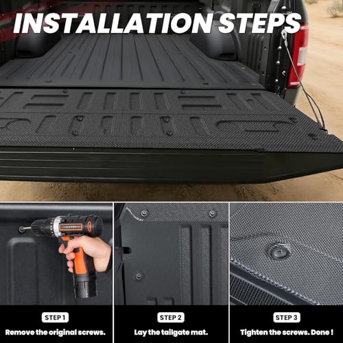 Image of LASFIT Tailgate Mat for Ford F-150 2020 2019 2018 2017 2016 2015