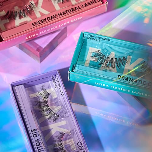 Catrice Faked Big Volume Lashes, künstliche Wimpern, Schwarz, langanhaltend, Falsche Wimpern-Effekt, ohne Mikroplastikpartikel, Nanopartikel frei, ohne Parfüm, ölfrei, 1er Pack (1pair)