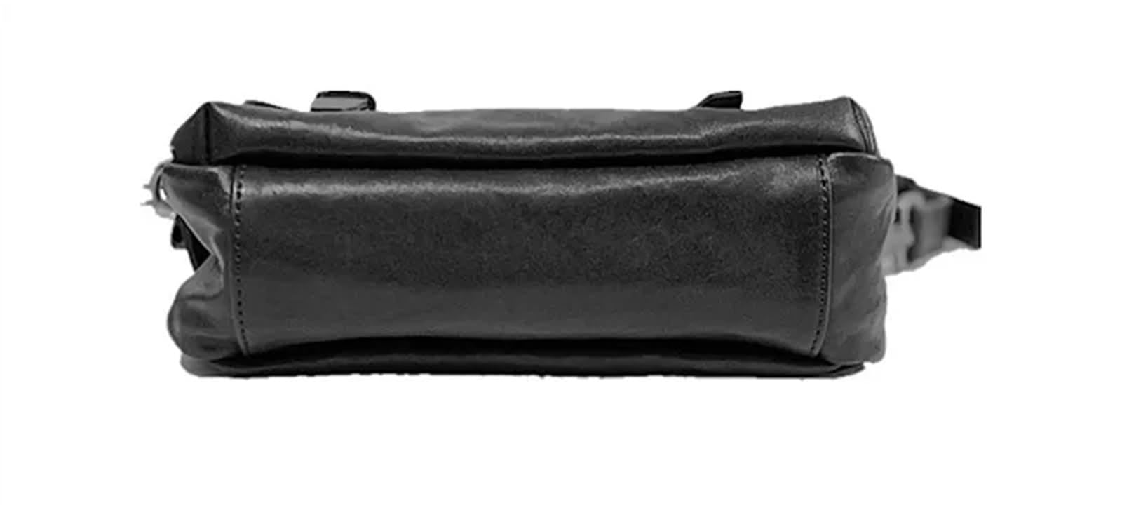 Bolso bandolera informal de cuero genuino for hombre, bolso hombro diario al aire libre for adolescentes