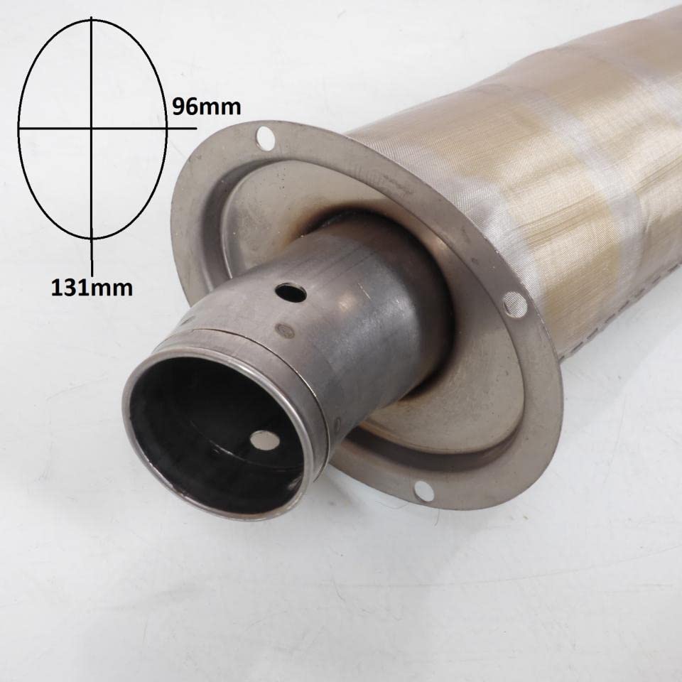 Interior para silenciador de escape e forma Oval para MOTO Scooter Neuf