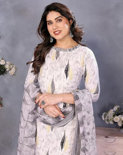 Image of Yashika Unstiched Crepe dress materials | Crepe Salwar Suit for women with dupatta | suit material for women unstitched