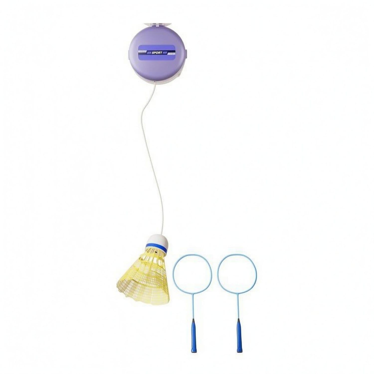 Solo Practice Wireless Control Badminton Practice Device Adjustable Height Hanging Badminton Practice Device Indoor, Daily 3B Kids 2R-image-28