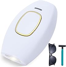 KIYU IPL Hair Removal Handset for Women & Men – Painless Laser Hair Remover Machine for Permanent Hair Reduction on Face, Bikini, Underarms, Legs & Pubic Area – At-Home Epilator Device