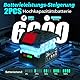 Mini Kettensäge mit Akku 6000mAh, 8-Zoll & 6-Zoll Mini Kettensäge Elektro mit Automatischer Öler und 2 * 3000mAh Bürstenlose Handkettensäge Akku für Gartenscheren Astschere Holzschneidenz