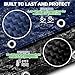 24 ft Round Pool Cover for Above Ground Pools, Above Ground Pool Cover, Swimming Pool Cover, Winter Pool Cover, Keeps Out Debris, Cold and UV Resistant, Supreme Mesh, Navy Blue