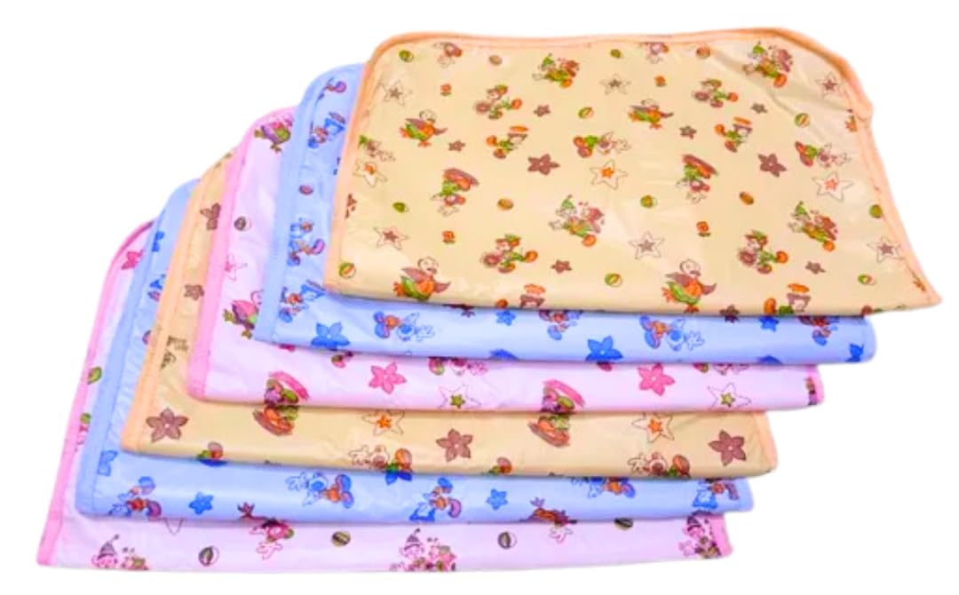 White Bubble Reusable Baby Bed Protector - Waterproof, Quick Dry for Newborns || PVC Plastic 0-6 Month || Newborn Crib Sheet-image-10