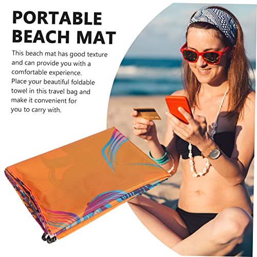 Tapis d'extérieur UV et imperméable grand format pour le sable et le camping - 2