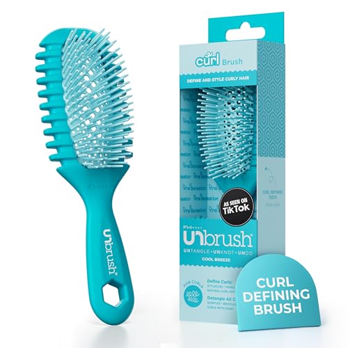 Image of FHI Heat UNbrush Curl Collection for Pain-Free Brushing & Curl Enhancing Styling for Curly Hair Types - Use on Wet Hair Only
