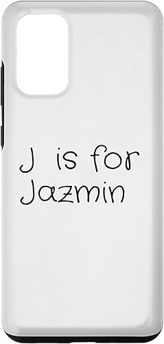 Galaxy S20+ Personalized J is for Jazmin Name Student Kindergarten Girl Case