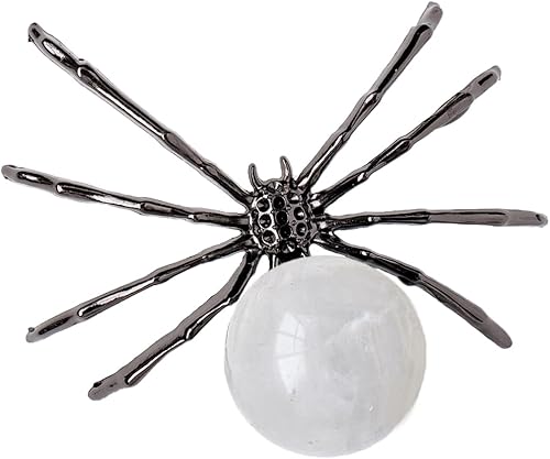 Miniatura 10 de Runyangshi 1 bola de sodalita de cristal natural de 2 pulgadas, hecha a mano, estatua de araña animal, cristal curativo para decoración de