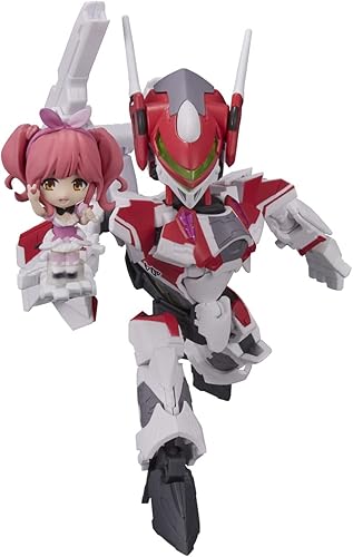 Tamashii Nations - Macross Delta - VF-31C Siegfried (Mirage Farina Genus) con Makina Nakajima, Aprox. 3,9 pulgadas (3.937 in), PVC y ABS Figura de