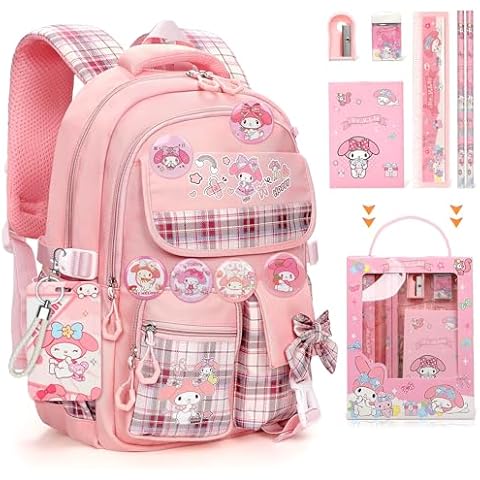 Ensccant Anime Backpack Set Cover