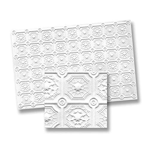 Dollhouse Faux Tin Ceiling Miniature 1:12 Scale Foam Board 13 x 9 inches