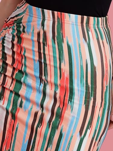 Image of KOTTY Women's Solid and Printed Skirts - A-Line || Pencil || Midi || Maxi || Knee-Length || Flared || Asymmetric Styles for Chic and Comfortable Fashion