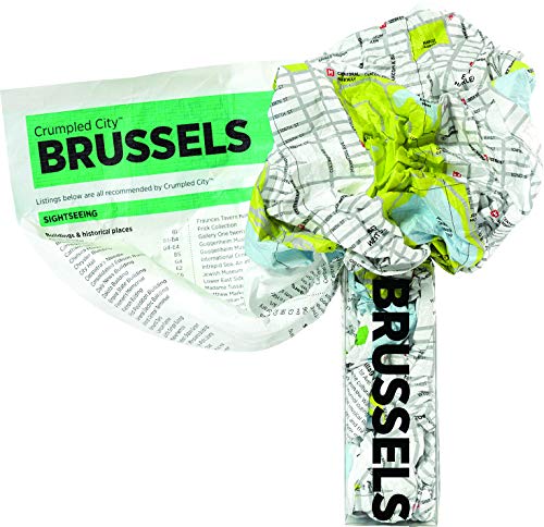 Brussels (Crumpled City Map)